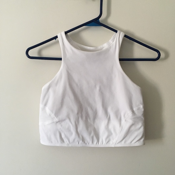 White Sports Bra - Picture 3 of 4